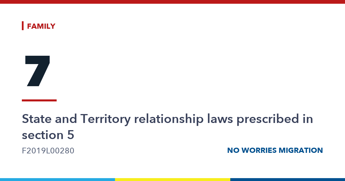 Registered relationships: Acts Interpretation (Registered Relationships) Regulations 2019